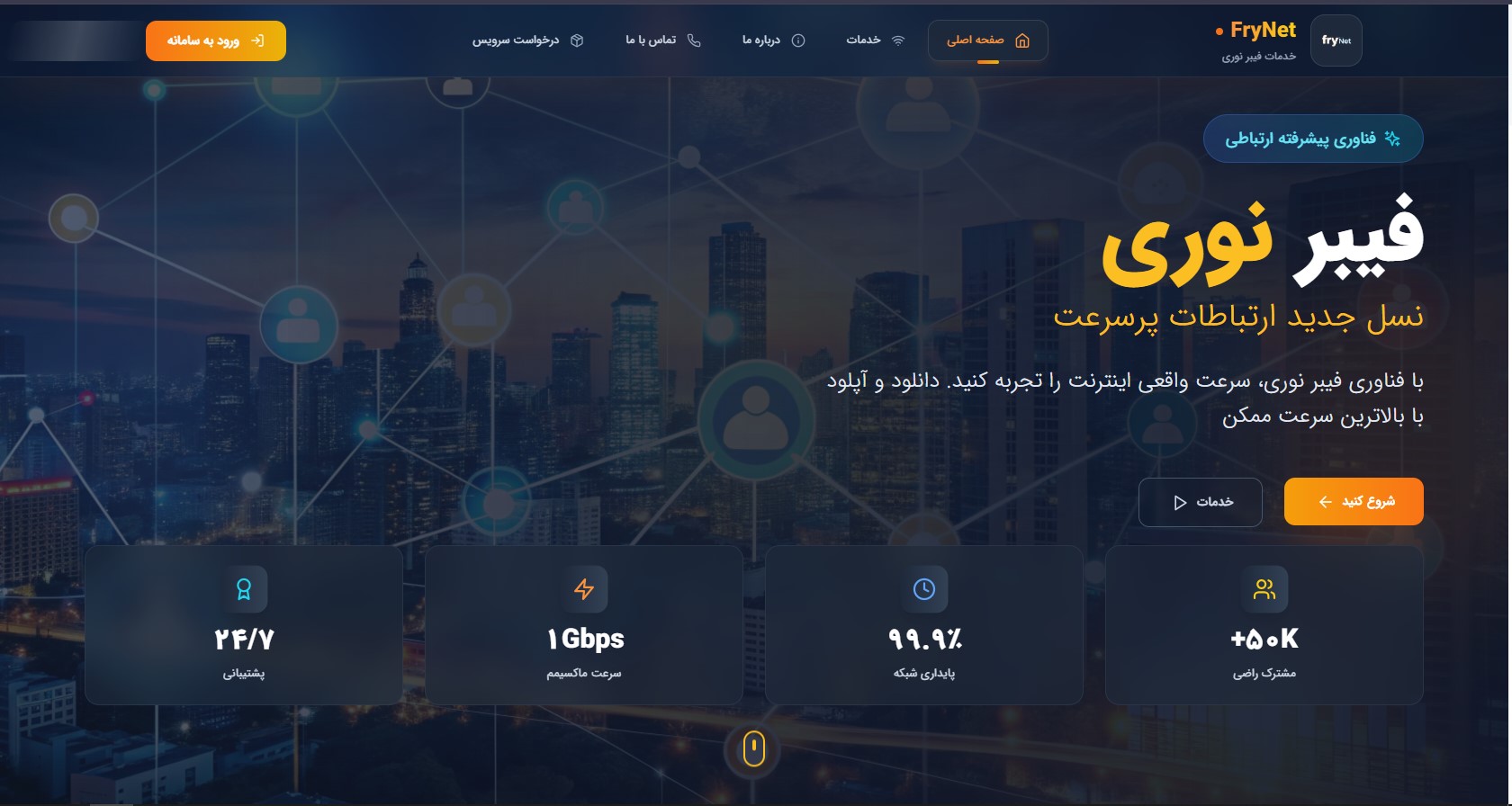  ارائه دهنده خدمات فیبر نوری 